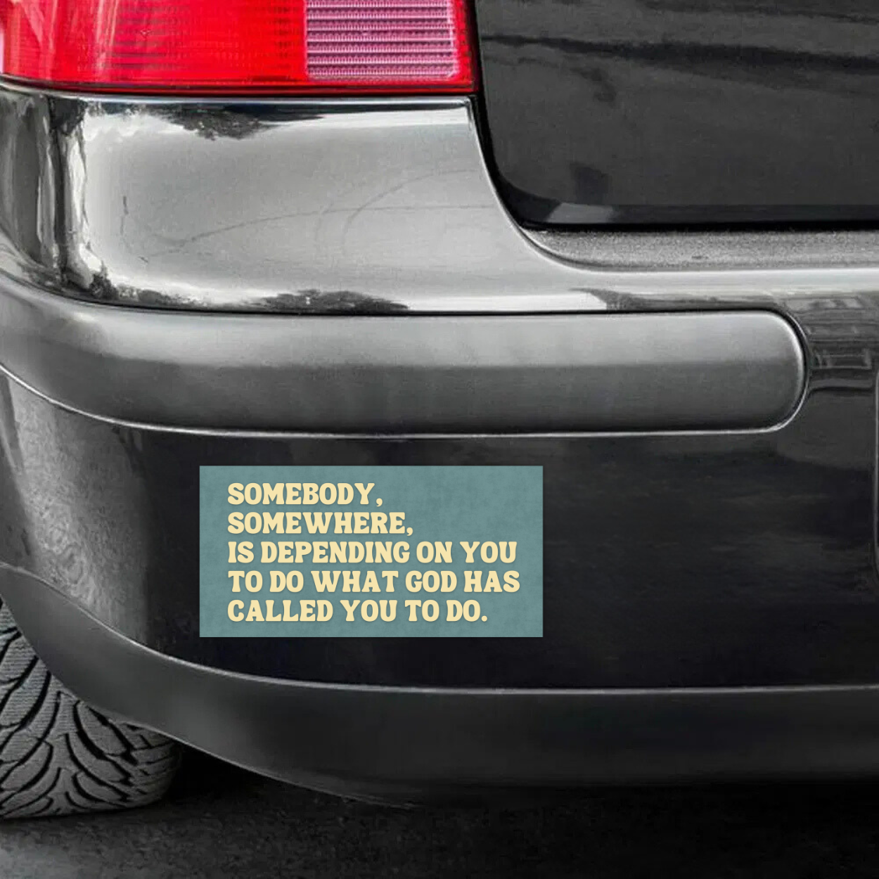 “Depending On You” Bumper Sticker