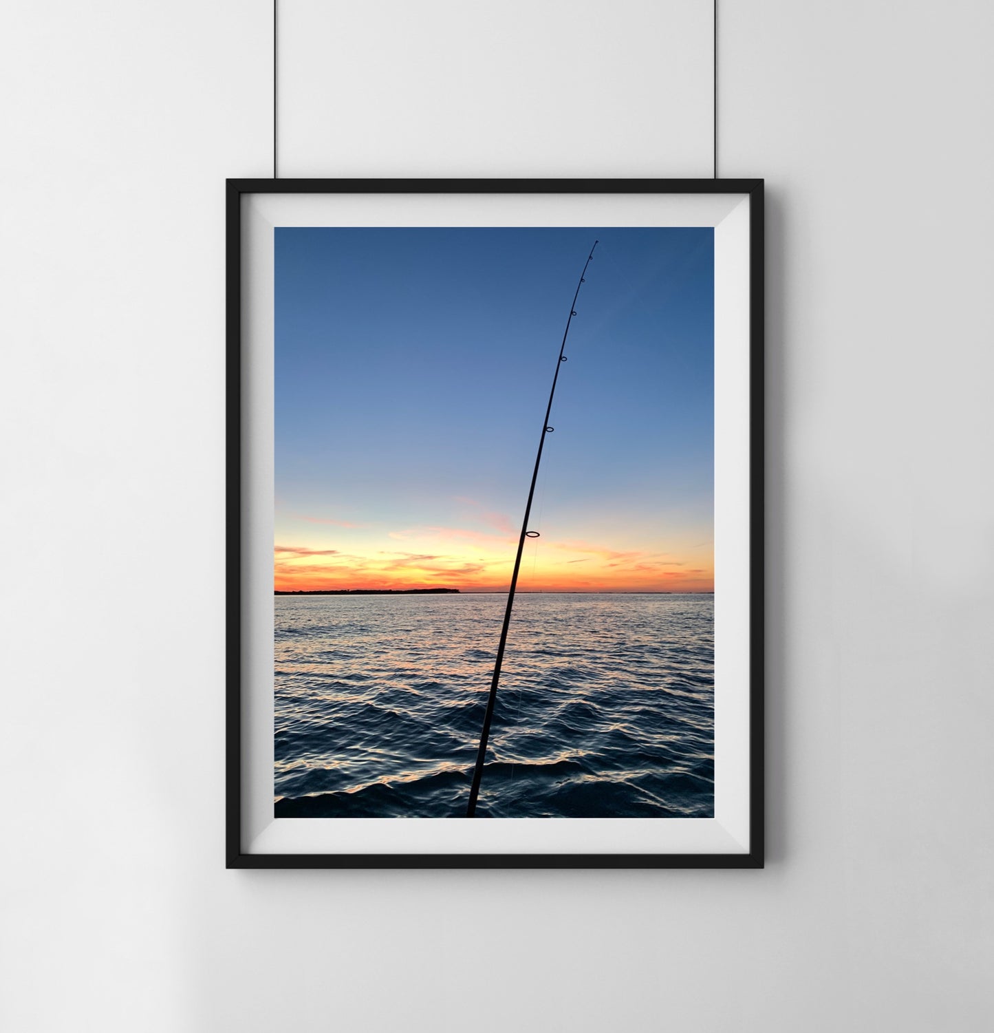 Fishing Sunset - Print