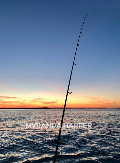 Fishing Sunset - Print