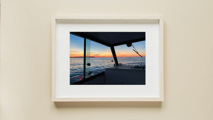 Boat Sunset - Print