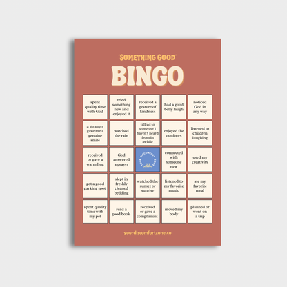 “Something Good” Bingo Card
